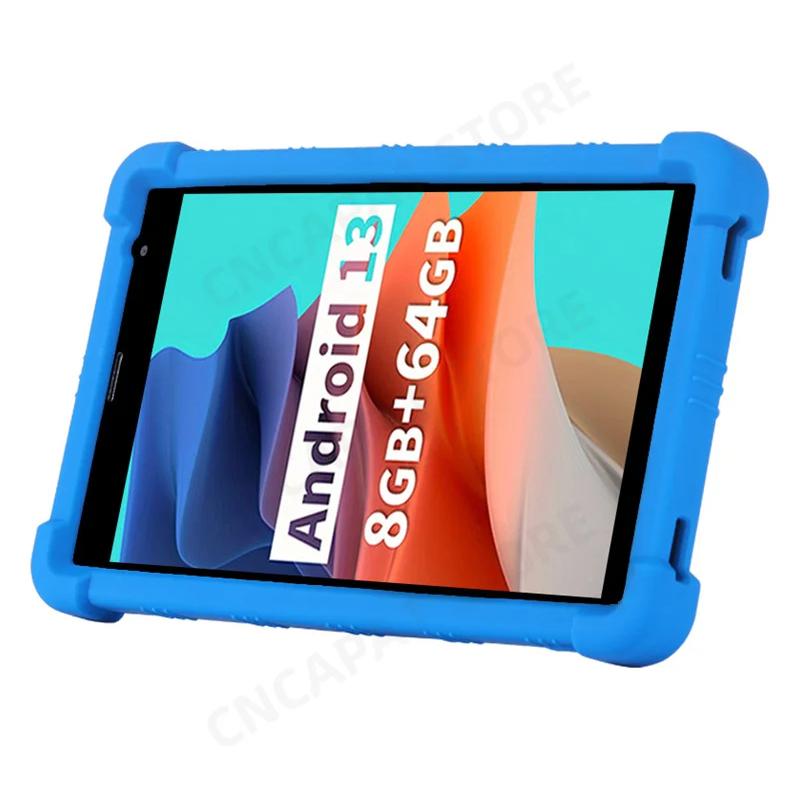 Soft Silicon Cover For PRITOM Tronpad B8 / NEWISION VOLENTEX L8 Case 8" Tablet PC Protector Funda with 4 Shockproof Airbags Soft