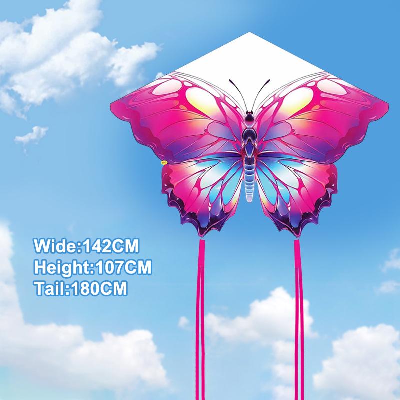 1.4M Colorful Butterfly Kite Flying Toys For Children Kites Flying Fish Kites Professional Wind Kites Toy Sports-Leisure Kite Ai
