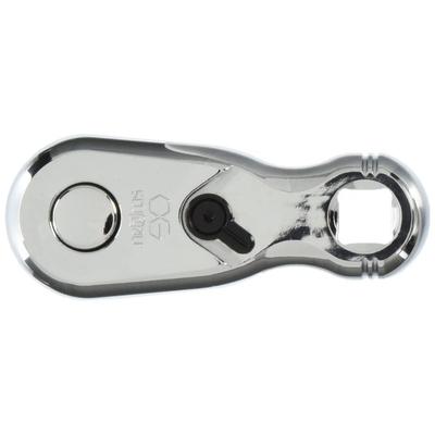[Kyoto Machine Tools] 9.5SQ Stubby Ratchet Handle NBR390H Silver