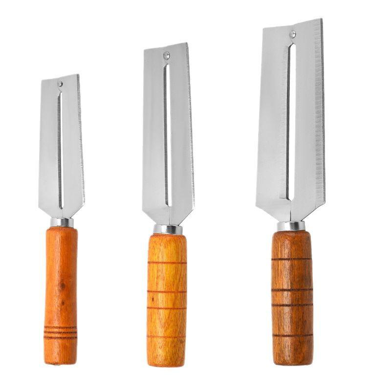 Newcomer Discount: Heavy-Duty Sharp Stainless Steel Sugar Cane and Pineapple Knife, Lettuce Peeler