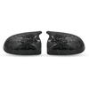 Car Side Rearview Mirror Caps CAP High-class Horn for BMW X3 G01 X4 G02 X5 G05 2018-2025 Black Accessories M3 Style Mirror Cover