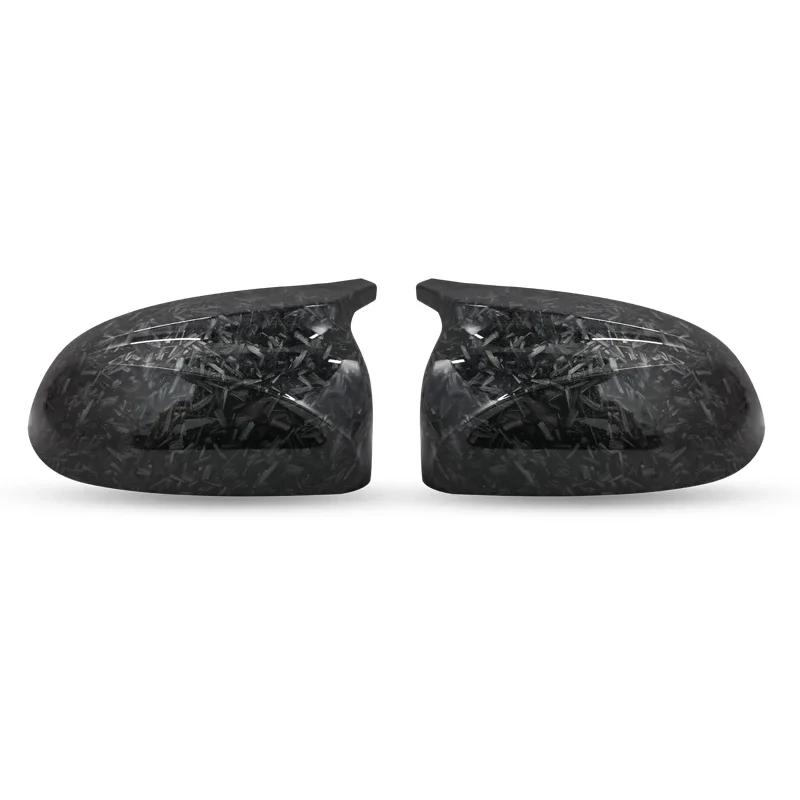 Car Side Rearview Mirror Caps CAP High-class Horn for BMW X3 G01 X4 G02 X5 G05 2018-2025 Black Accessories M3 Style Mirror Cover