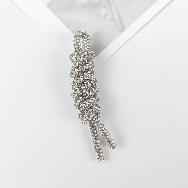 

Девичья пряжка для кроссовок со стразами, с плетеными вручную украшениями и подвесными аксессуарами