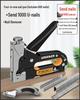 "Green Forest Manual Woodworking Nail Gun: Special Door & Stapler for Home Oil Painting"