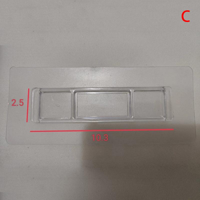 10Pcs No Punching Strong Adhesive Traceless Storage Rack Buckle Wall Mounted Tissue Box Storage Rack Non Marking Adhesive Patch