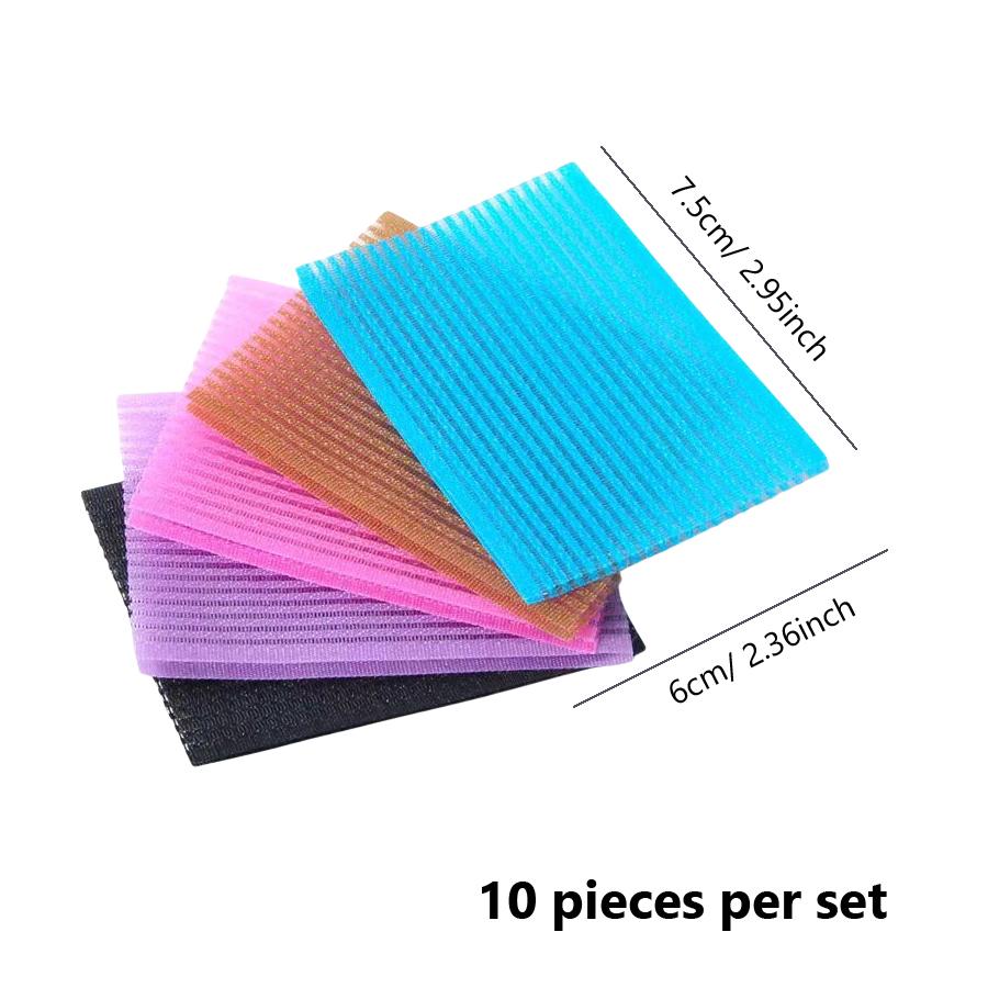 10Pcs Reusable Hair Control Patches, Barber Fringe Fix Tools Hair Bangs for Hair Styling Hair Accessories