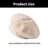 Plaids Dome Hat Adult Winter Beret Hat Daily Use Headwear Vintage Bowler Hat