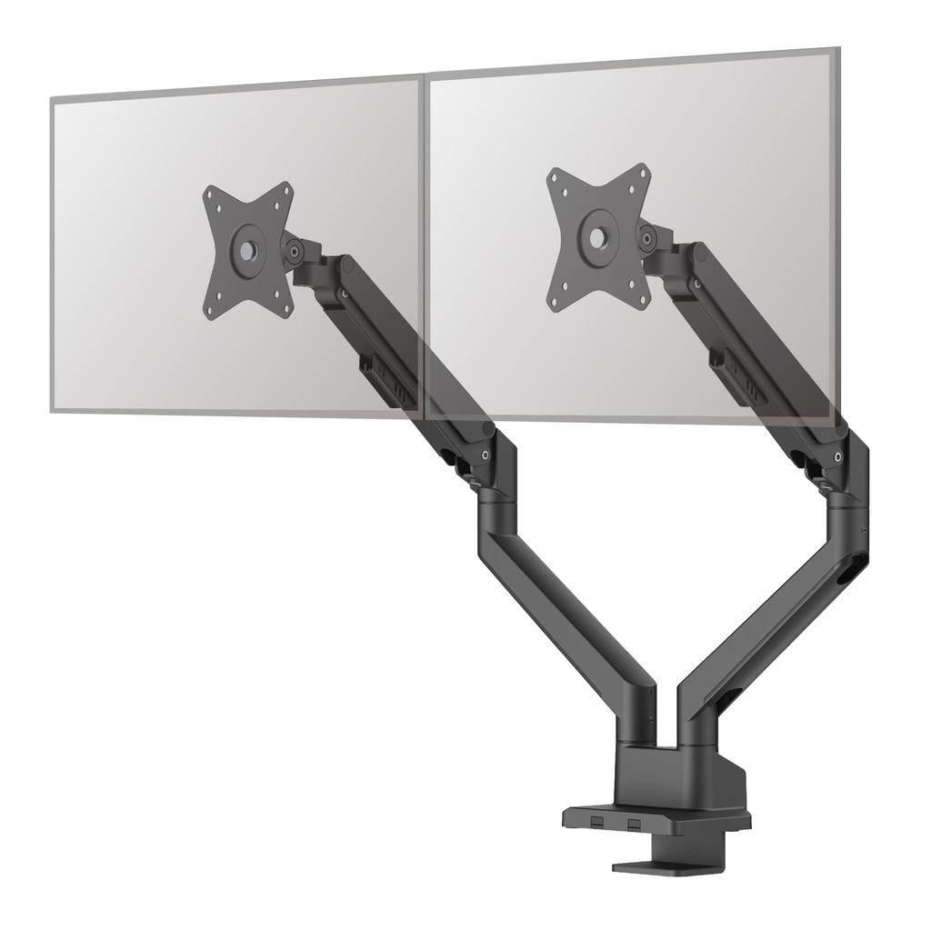 Hayami Kogyo Dual Monitor VESA Supports up to Desktop Type MA-22D Arm, Compatible, 32-inch Monitors,