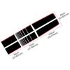 Car Engine Cover Stickers Car Hood Bonnet Stripes Vinyl Decals Trunk Roof Decoration Stickers For Ford Ranger Raptor Accessories
