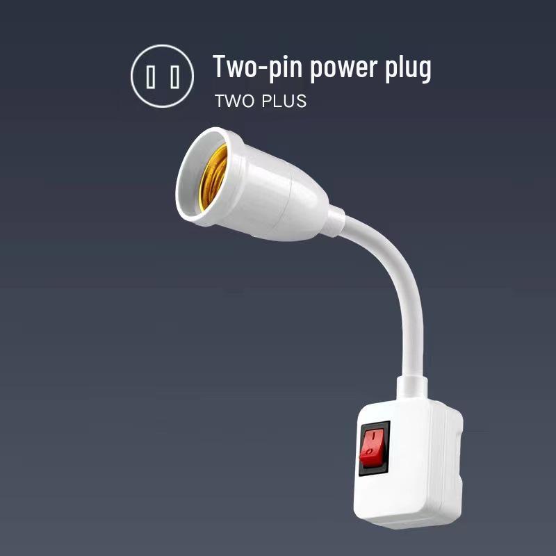 LED Energiesparendes Superhelles Schlafzimmer-Nachtlicht zum Einstecken Nachttisch-Wandleuchte mit Schalter