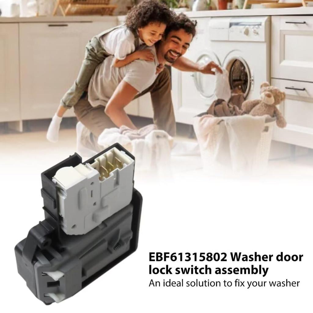 Washer Door Lock Switch 120v 60HZ EAP7792232 for LG Kenmore WM3900HBA/00,WKG101HWA,WM8100HVA/00,WM3900HWA,WM4000HWA/01 by YTXXDEUS