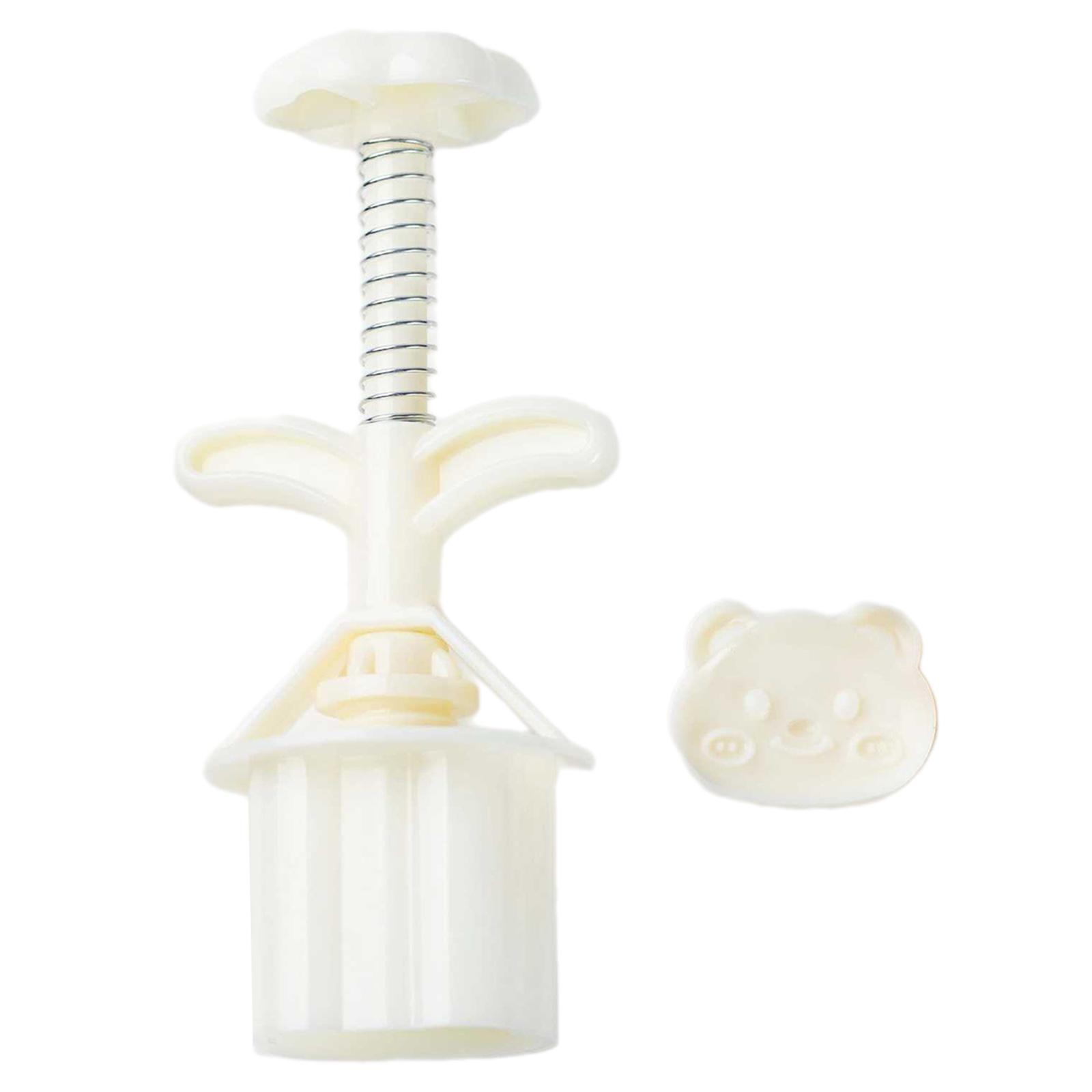 

Формы для прессования лунных пряников в форме медведя, штамп для печенья, китайский инструмент для изготовления лунных пряников к Празднику середины осени, инструмент для украшения для изготовления печенья