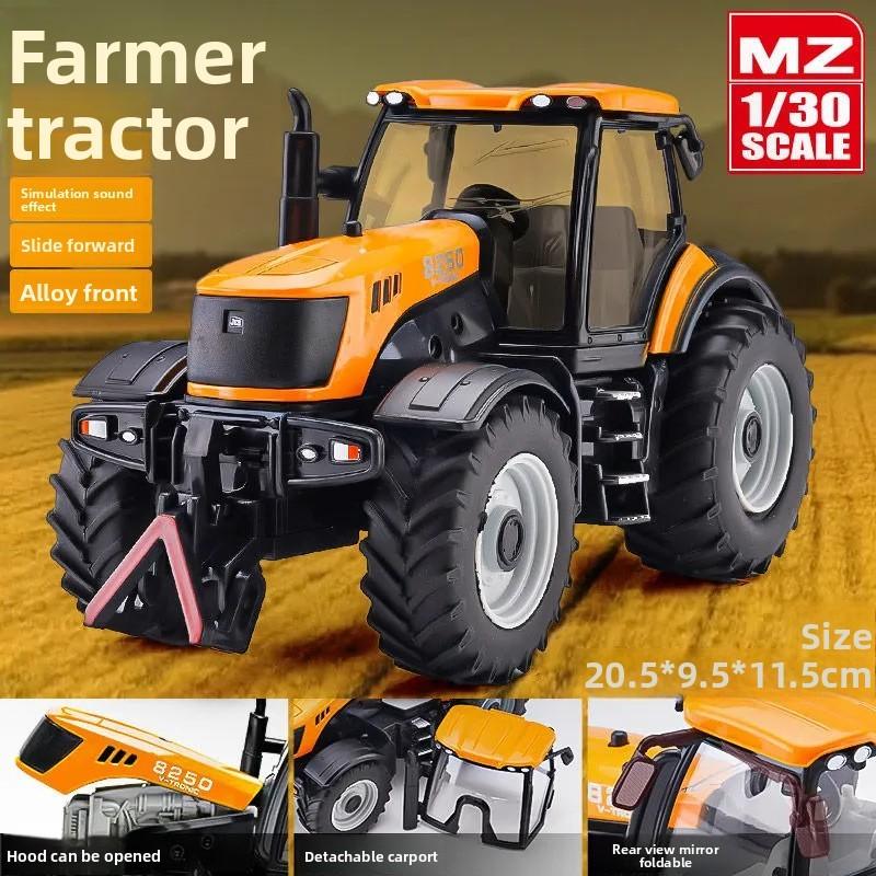 

Alloy Farm Simulation Harvester Tractor Model Toy With Sound And Light Functions