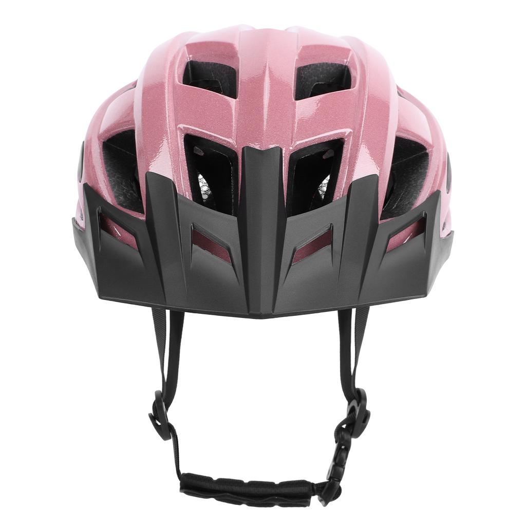 Adult Riding Helmet Lightweight with Removable Sun Visor for Road and Mountain Bikes Pink