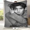 SUGA Agust D Kpop B-BTS Flannel Blanket,Ultra Soft Warm Plush Throw for Home Bedroom Bed Sofa Cover Office Camping Picnic Gift