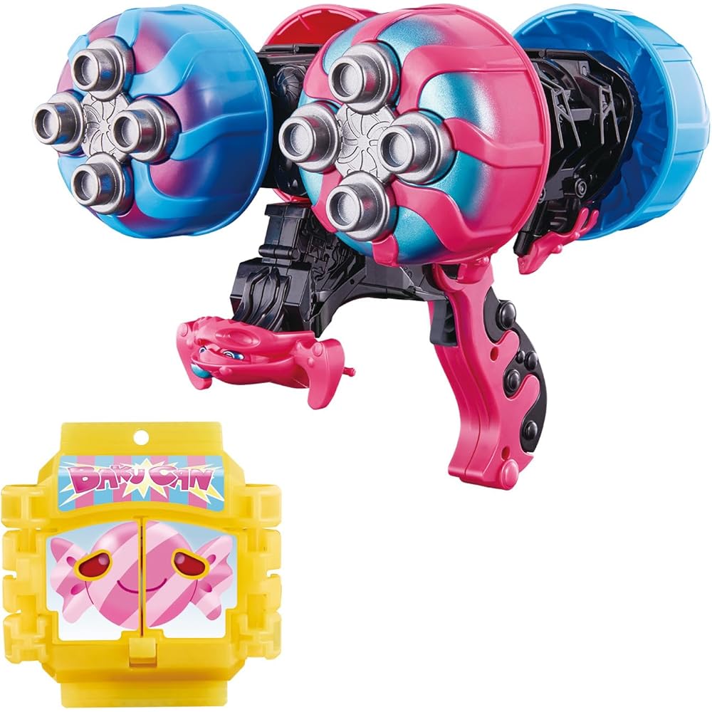 Bandai DX Bullcannon Gatling Toy Gun with Rotating Barrel and Realistic Sound Effects