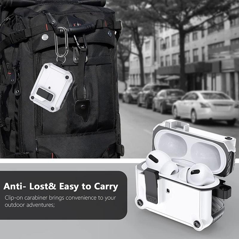 Security Lock Cover for AirPods Pro 3 2025 Case for AirPods Pro2 Pro 2 1nd Cases Shockproof Cover For Airpods 4 4th 3 Fundas