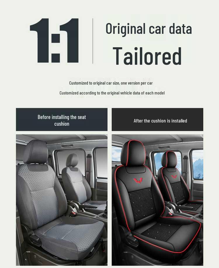 Wuling Rongguang 26 Special Universal Leather Car Seat Cover for All Seasons