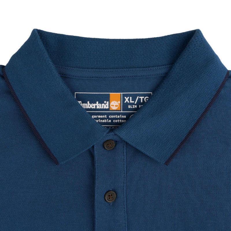 Timberland SS25 Casual Comfortable Pullover Short Sleeve Polo Shirt Men Tops A69XY-288
