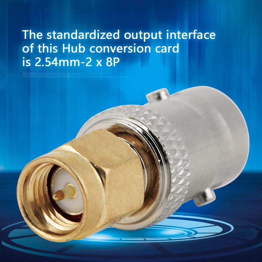 2 stücke BNC Weiblichen zu SMA Männlichen Typ RF Stecker Koaxial Adapter Test Konverter
