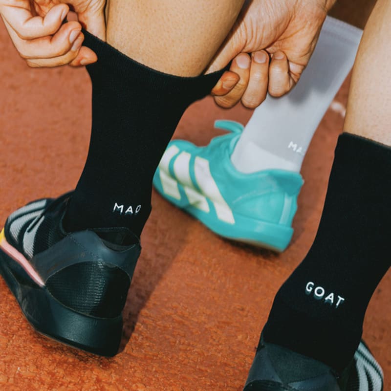 

Беговые носки MADGOAT для длинных дистанций, 5 цветов (Спортивные носки) white