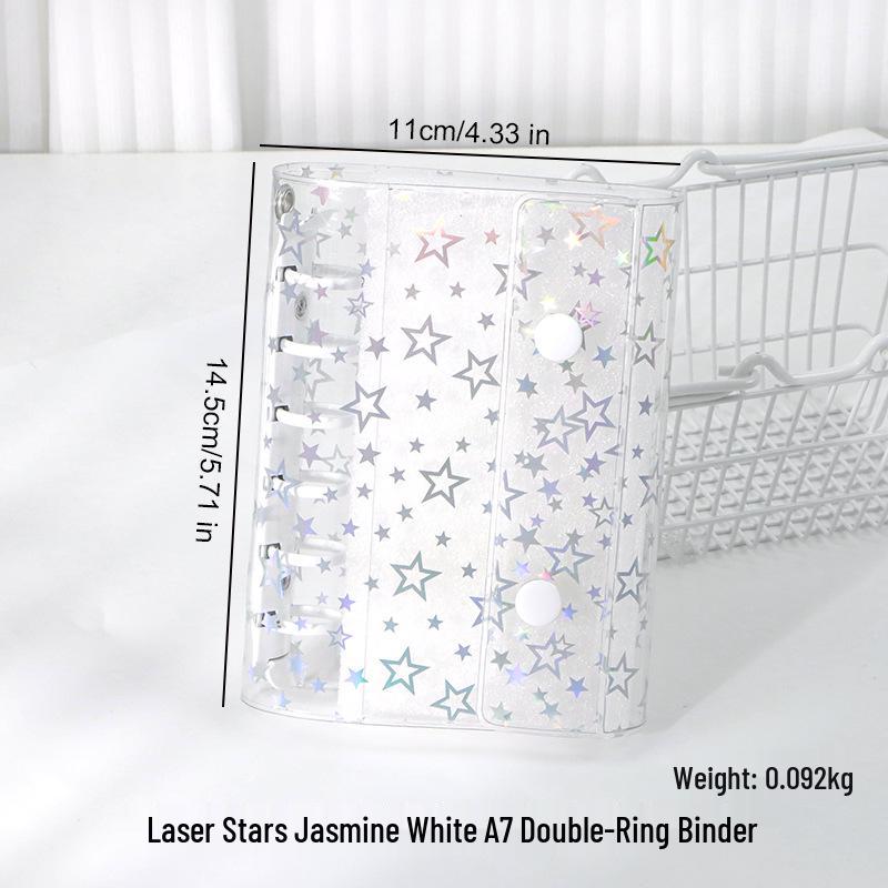 M5 Transparent PVC Binder Cover for A6/A7 Photocards & Stickers