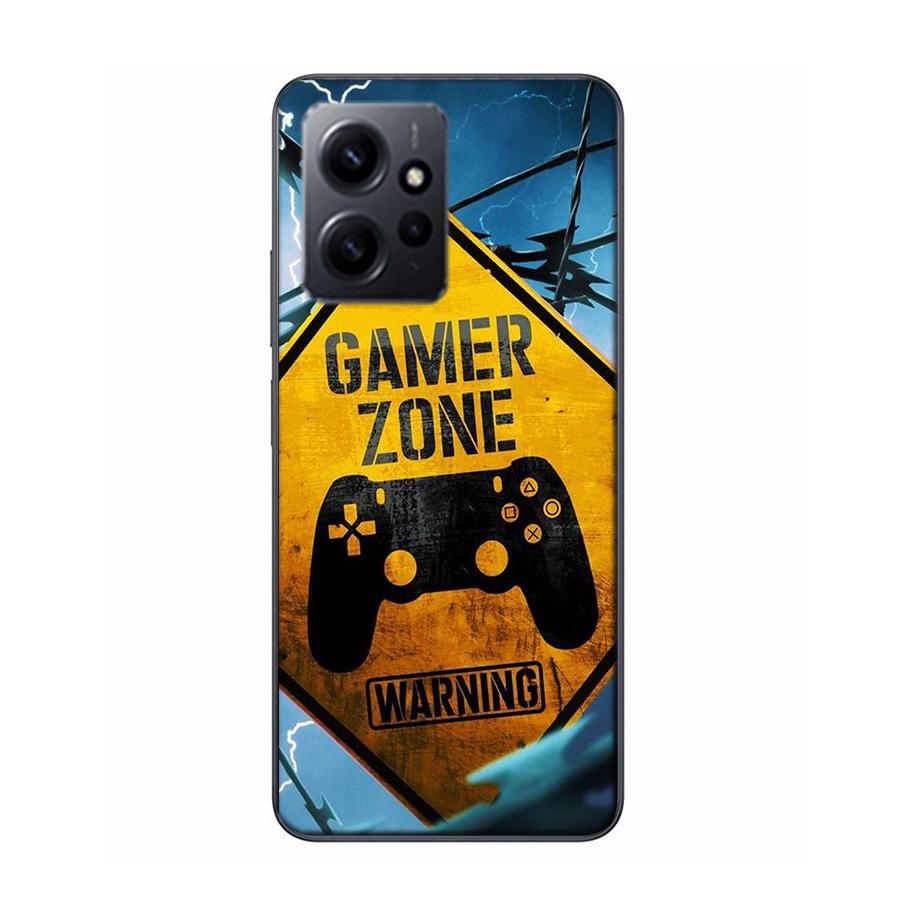 Gamer zone traffic sign Game handle Phone Case For Redmi 12 13C 12C 15C 9 10 10C Note 13 Pro Plus 14 15 Pro 9T 9C 9A TPU Soft Co