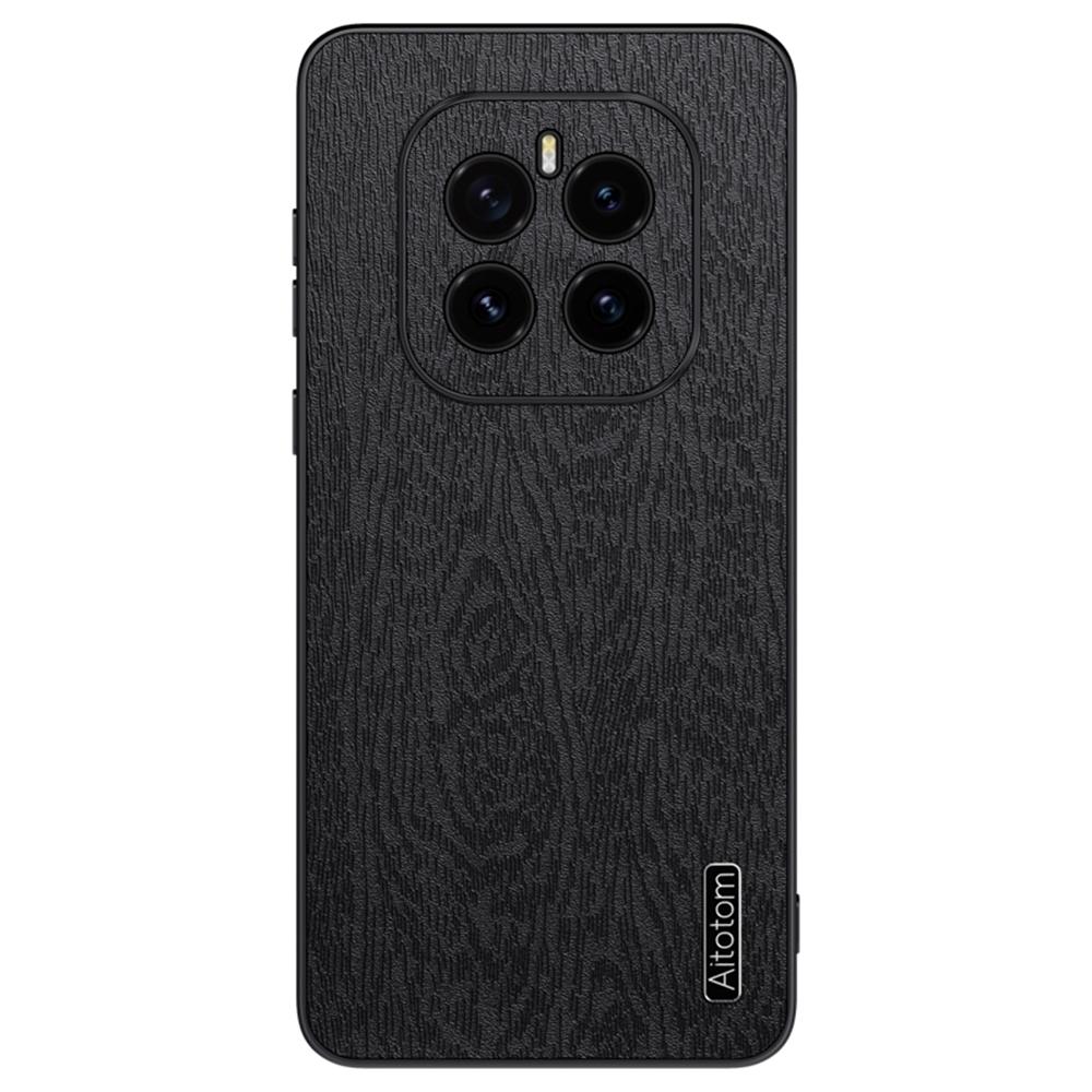 For Honor GT Pro Case Wood Texture PU Leather Coated PC TPU Phone Cover