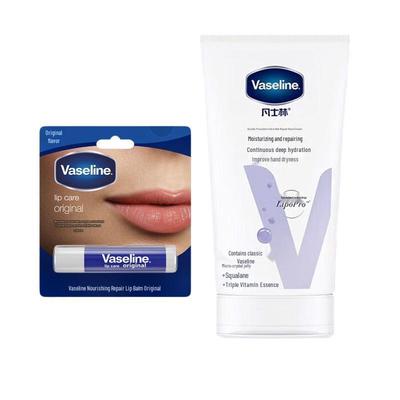 Vaseline Original Lip Balm & Hand Cream Set