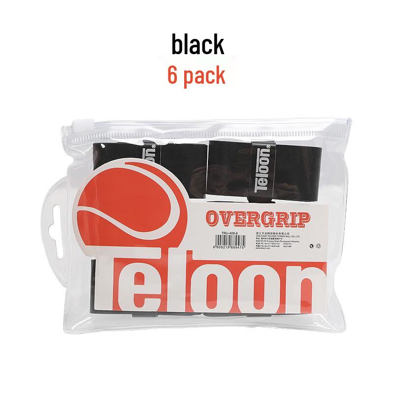 Teloon Tennis & Badminton Racket Overgrip 6-Pack