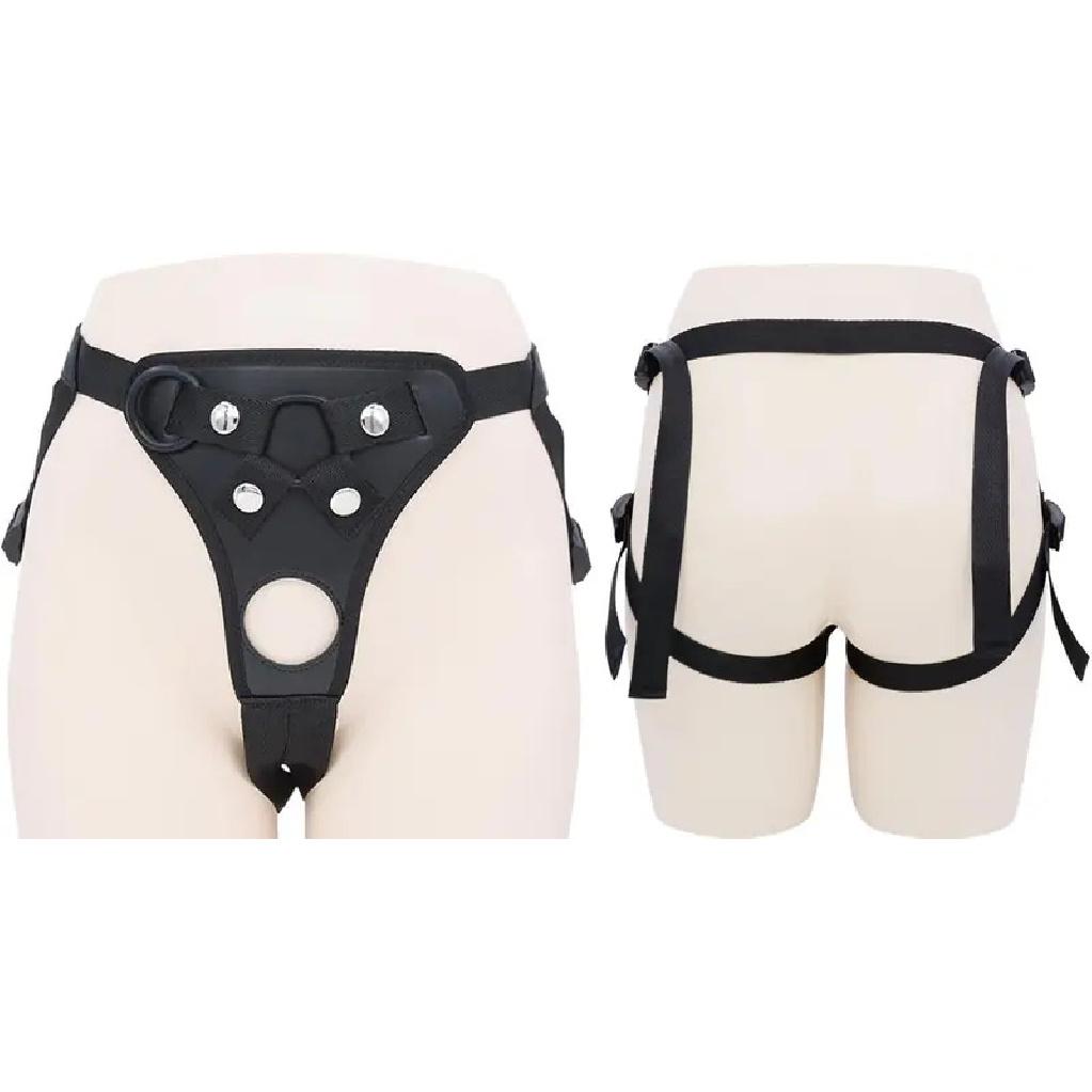 Women Chastity Belt SM Erotic Sex Toy Bondage Strap on Dildo Adjustable Belt Lesbian Trousers for Butt Plug and Dildo Fetish Toy