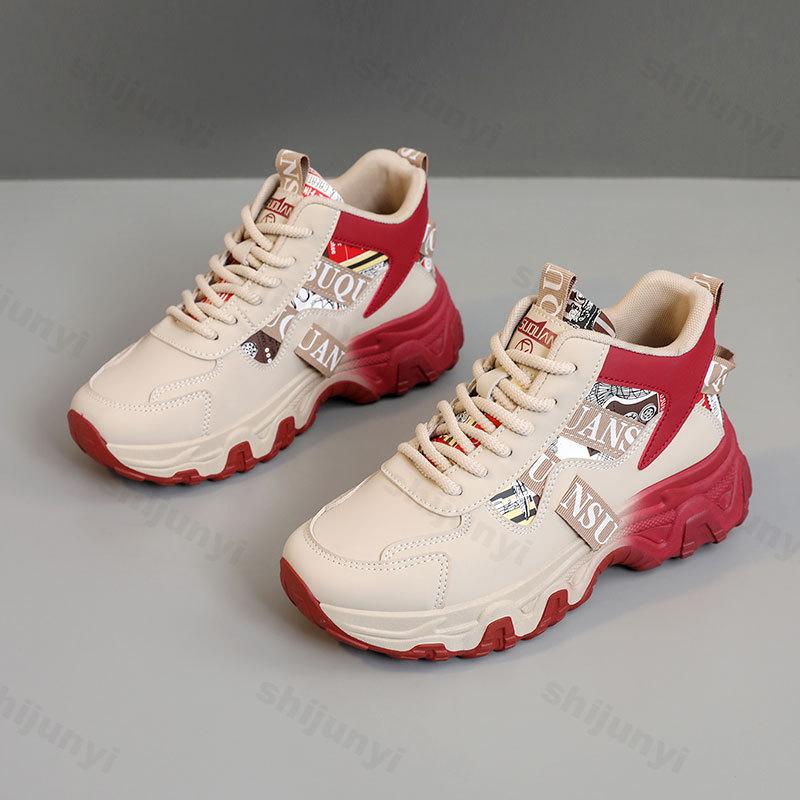 Sneakers Casual da Donna Autunnali Comode Antiscivolo Scarpe da Corsa per Esterno Moda Suola Spessa Scarpe da Passeggio per il Tempo Libero Zapatos Mujer