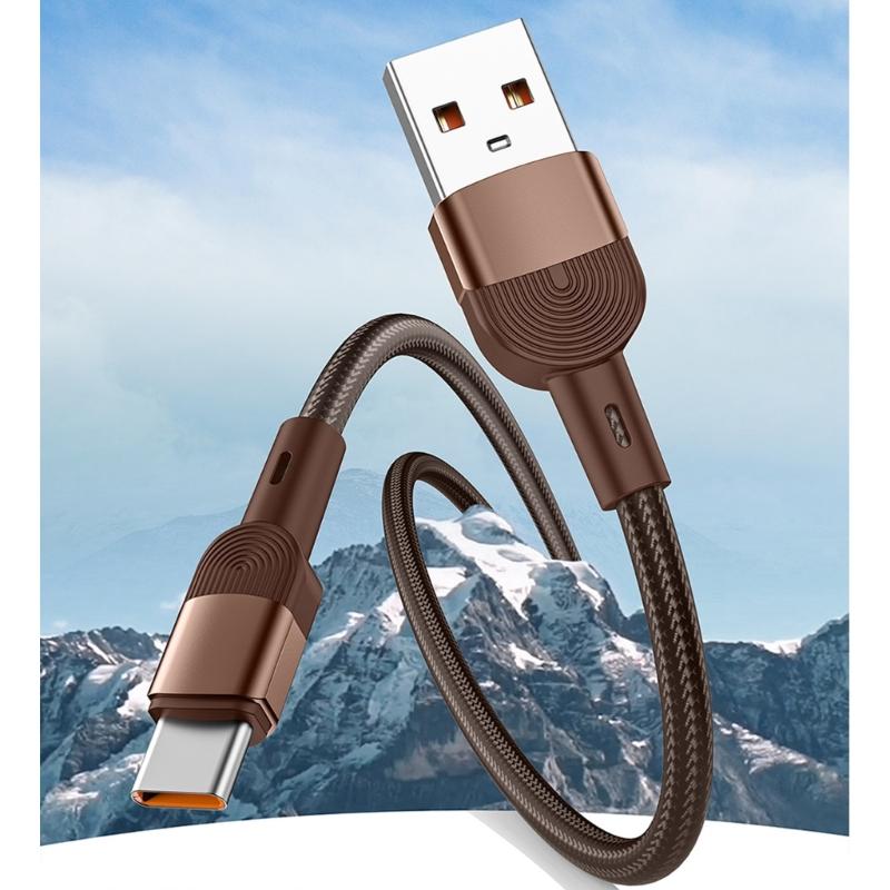 1m/2m USB A to Type-C Cord Charging Cable for 16 15 14 Type-C Data Cord 100W 6A Fast Charging Data Sync Cable
