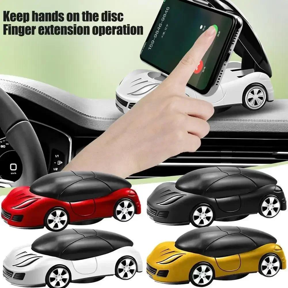360° Rotating Creative Auto Model Cell Phone Mount Fit For Iphone 15 14 Samsung S22 Auto Model Ornaments Vehicle Shape Phone Mount