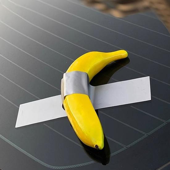 Ručně malovaná lepicí páska Banán Legrační nálepka na auto Silná lepivost realisticky vypadající kreativní vtipně