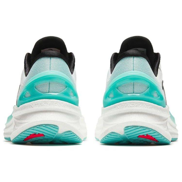 Anta Modne wszechstronne buty do biegania z okrągłym noskiem, sznurowane, amortyzujące, odporne na ścieranie, niskie, męskie sneakersy Białe Niebieskie Czarne 112415582-1