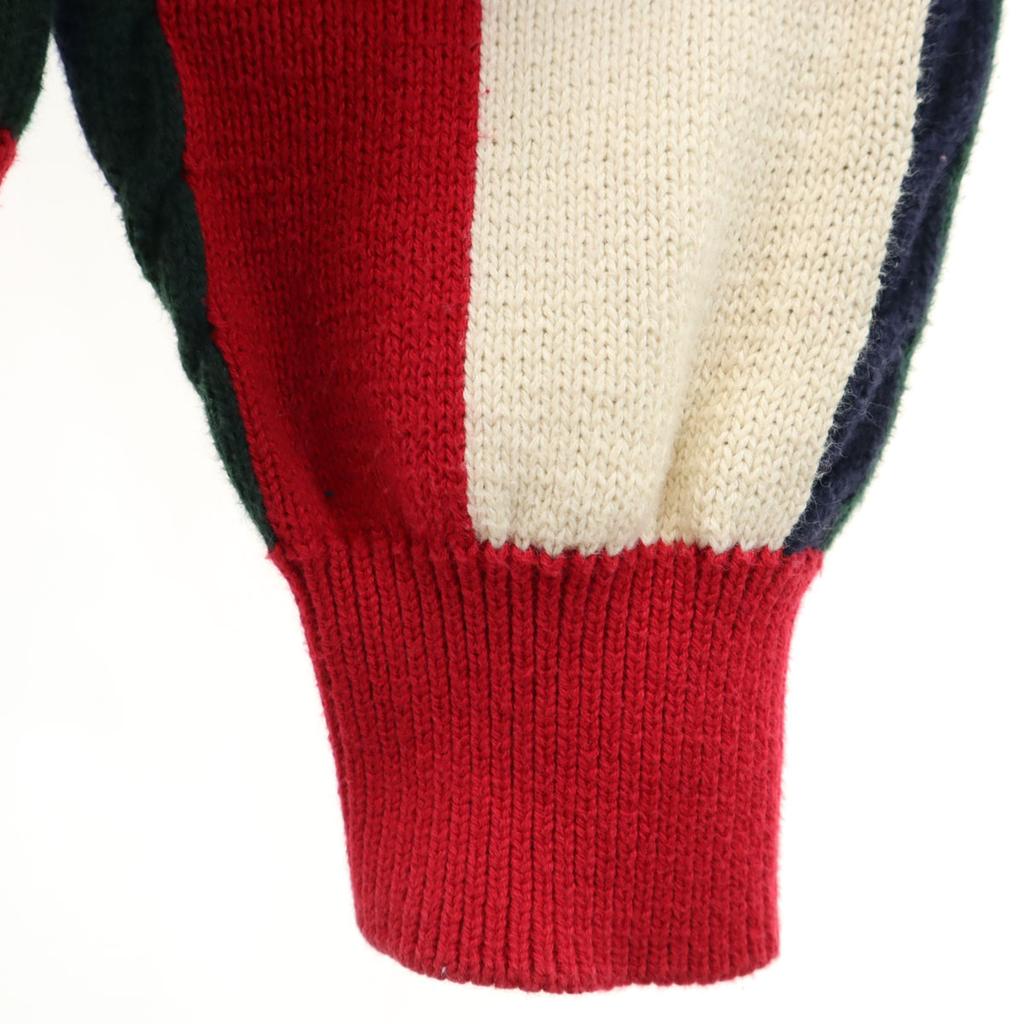 NAUTICA 90s Old Striped Pattern Long sleeve knit L Men's Used