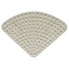 PVC Scalloped Bathtub Mat, Safety Shower with Drain Hole, Bathroom Mat, Creative Foot Mat, Easy to Clean, Washroom Mat