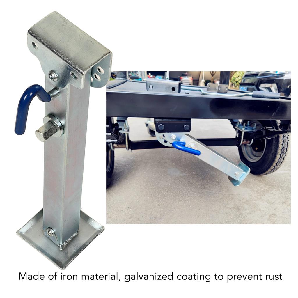 Podpórka przyczepy teleskopowa 460-680 mm Udźwig 1000 kg Ocynkowane żelazo do pojazdu terenowego Podpórka przyczepy