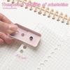 Mini Hole Punch 1 Hole Cute Paper Punch Portable Round Hole Puncher Paper Cutter Office School Supplies Stationery Items