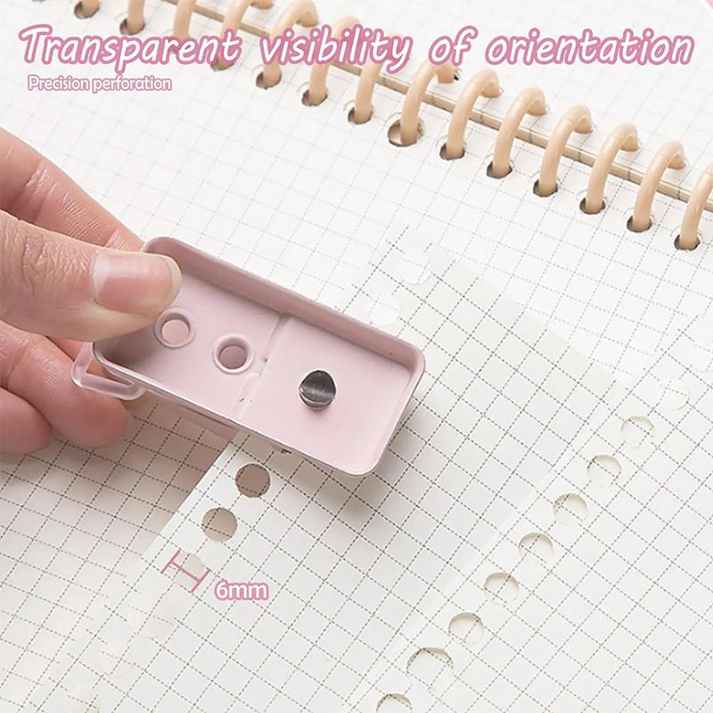Mini Hole Punch 1 Hole Cute Paper Punch Portable Round Hole Puncher Paper Cutter Office School Supplies Stationery Items