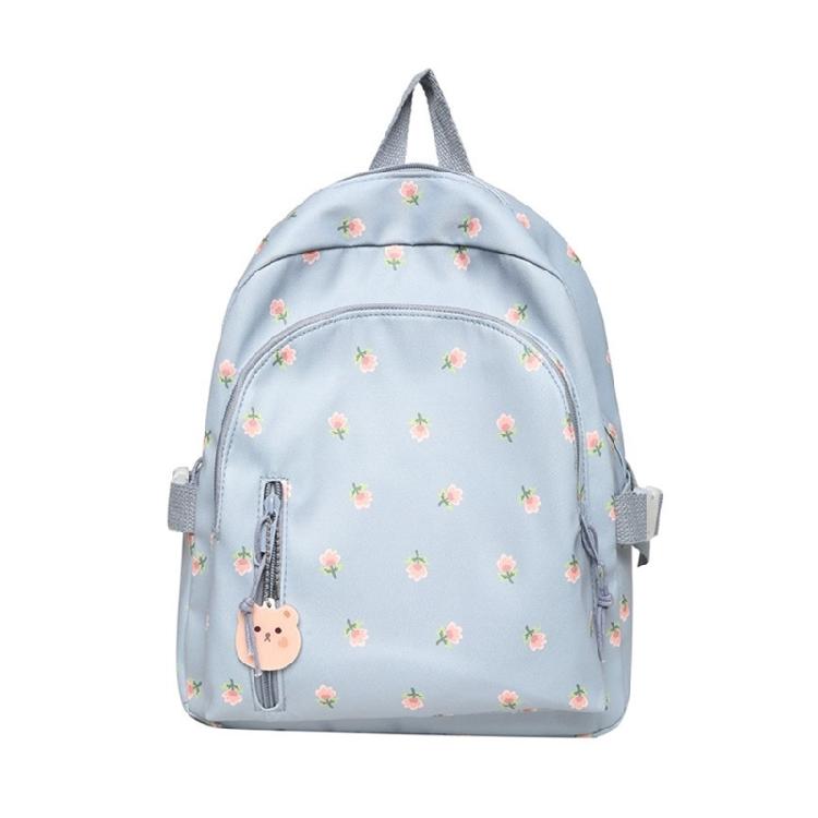 Students School Backpack Flower Print Backpack Travel Rucksack Korean Styles Daypacks Girls Travel Backpack