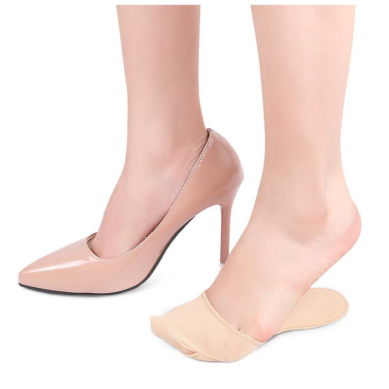 New Sponge Forefoot Pad High Heels Invisible Sweat-absorbing Breathable Forefoot Socks Dispensing Non-slip and Anti-pain Thickened Bottom Socks