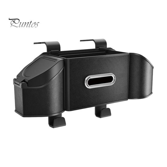 

Ящик для хранения на заднем сиденье автомобиля, органайзер для хранения на заднем сиденье автомобиля с 2 держателями для стаканов, многофункциональный, экономит место в салоне автомобиля для внедорожников, фургонов, грузовиков 1pc чёрный