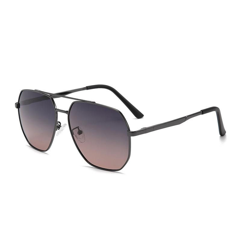 Gafas de Sol para Hombre Gafas de Sol Polarizadas Tide Eyes Anti-Ultravioleta Luz Fuerte Conducción Gafas Especiales Pesca
