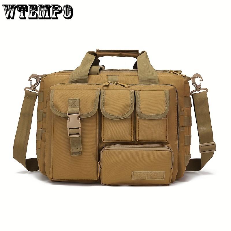 Taktická brašna, 15palcová pánská taška přes rameno Vojenská brašna pro muže Vojenská taška na notebook Taška přes rameno