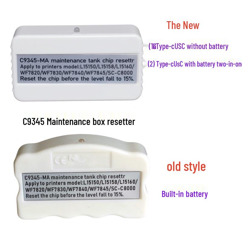 Chip de Caja de Mantenimiento del Tanque de Tinta Residual para Modelos C9345, L15158, L15168, L15150, L15160, L8050, L6578