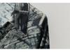 Women's Retro Print Mulberry Silk Long Sleeve Shirt - Spring New Arrival, Mid-Length & Loose Fit