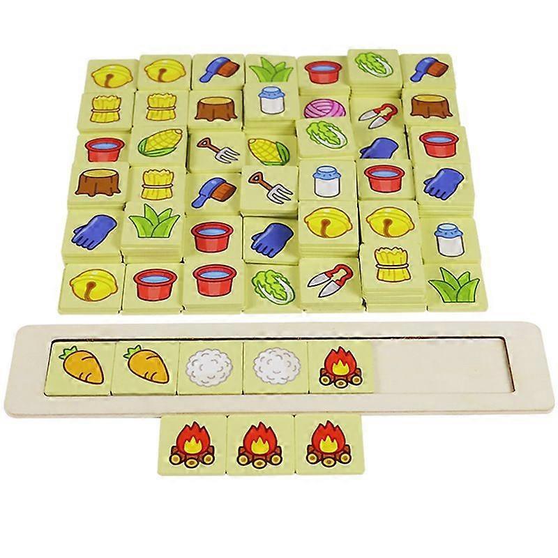 Sheep Sheep Children's Board Game Card Baby Early Education Intelligence Wooden Parent-child Interaction, Enlightenment Teaching Aids Game, Fun Tablet