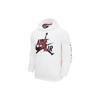 Air Jordan Alfabet Logo Pullover Met Capuchon Fleece 'Wit' Heren DH9505-101